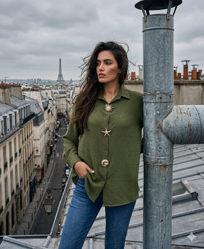 Chemise Riviera Dorée