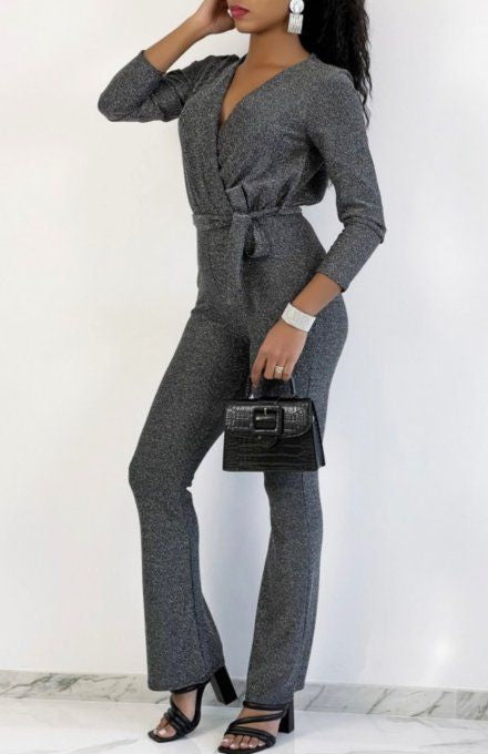 Combinaison cache cœur brillante