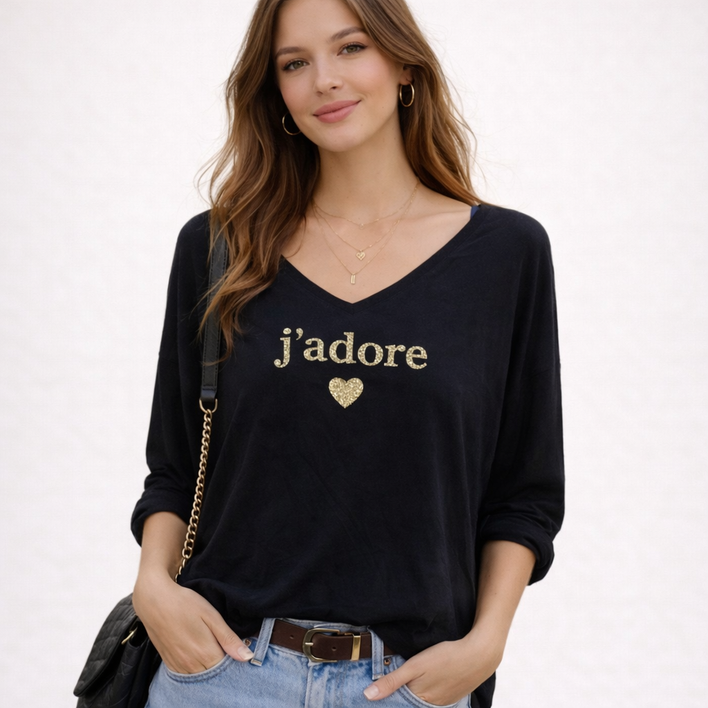 Pull printanier J’adore