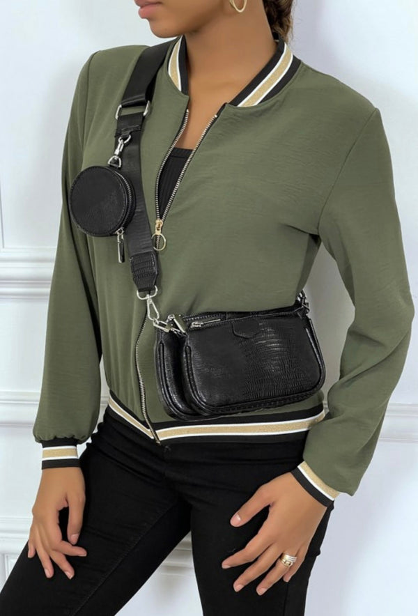 Veste Kaki Printanière