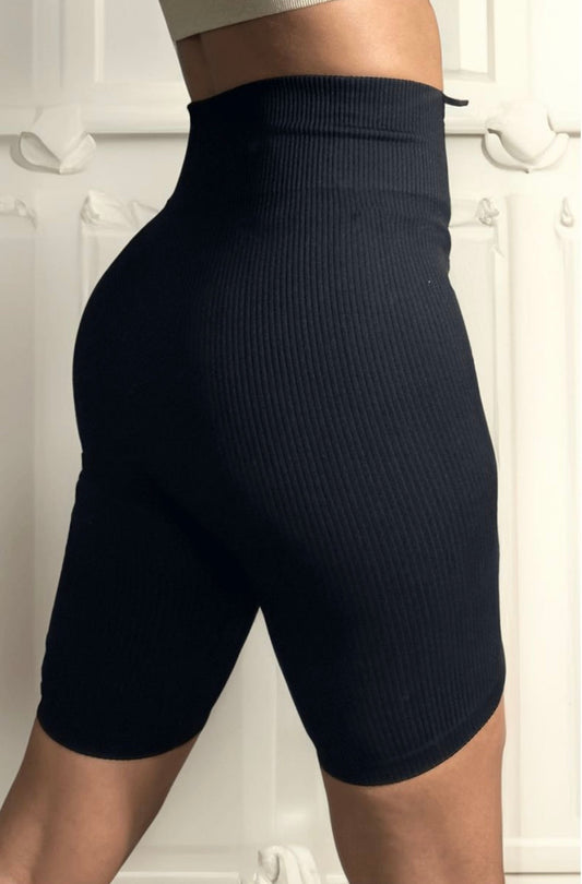 Short Cycliste taille haute