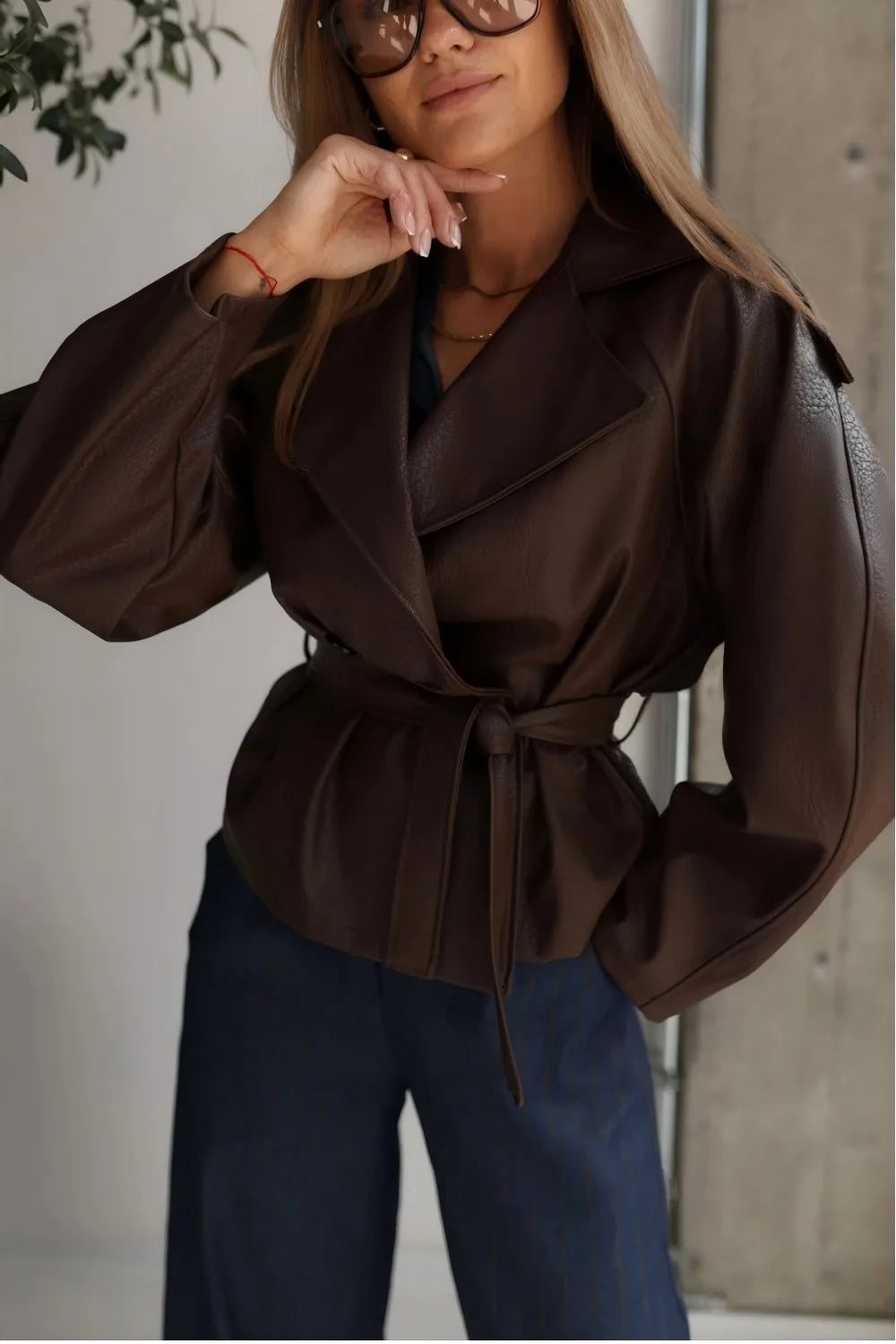 Veste ceinturée Sienna